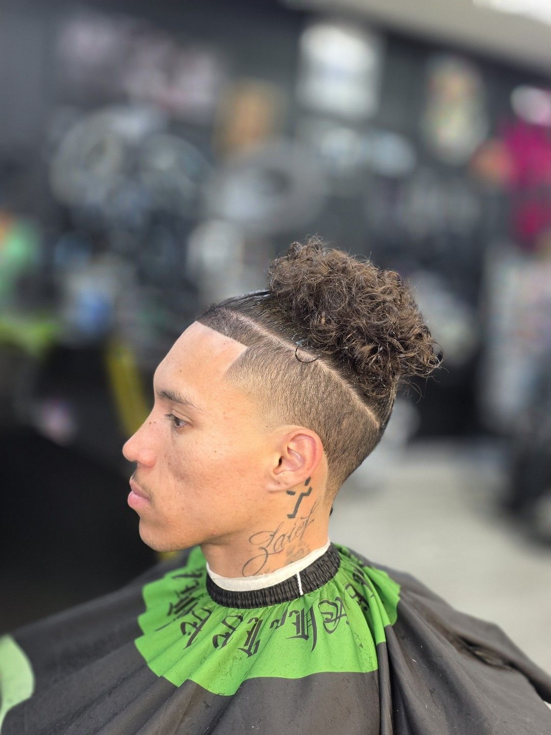 Men's basic Cut. 1 guard or longer on sides