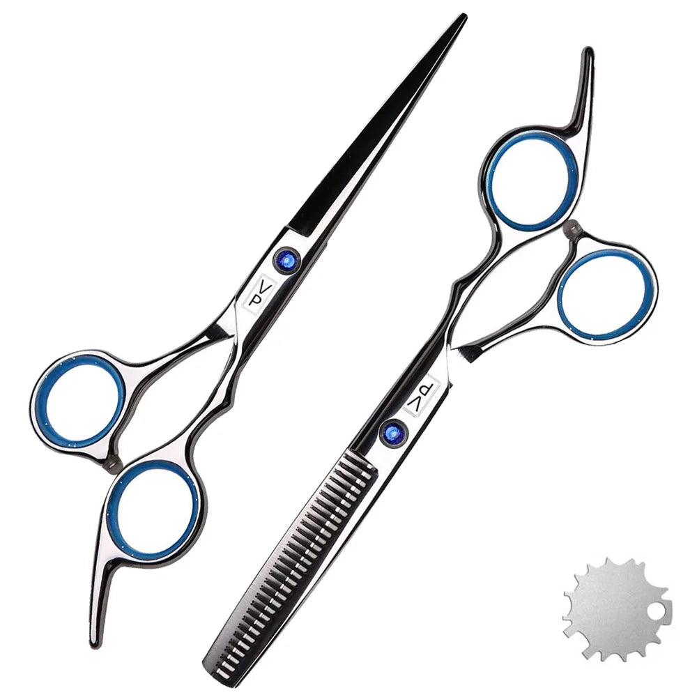 Professional Hair Cutting and Thinning Scissors Set