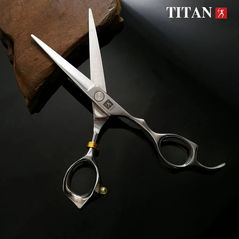 Take your craft to the next level with Titan Professional Barber Tools Hair Scissors—engineered for barbers and stylists who expect precision