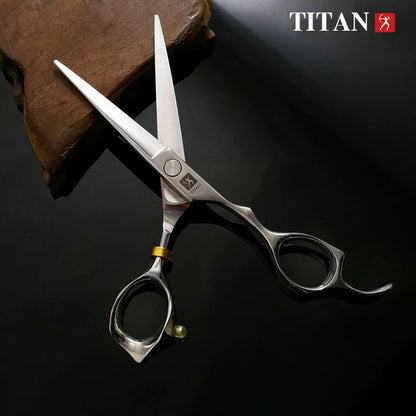 Take your craft to the next level with Titan Professional Barber Tools Hair Scissors—engineered for barbers and stylists who expect precision