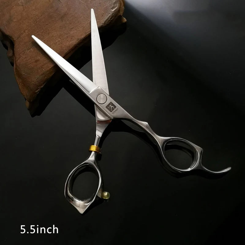 Take your craft to the next level with Titan Professional Barber Tools Hair Scissors—engineered for barbers and stylists who expect precision