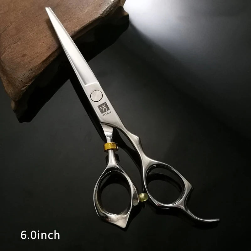 Take your craft to the next level with Titan Professional Barber Tools Hair Scissors—engineered for barbers and stylists who expect precision