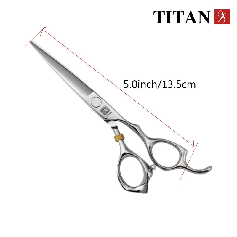 Take your craft to the next level with Titan Professional Barber Tools Hair Scissors—engineered for barbers and stylists who expect precision