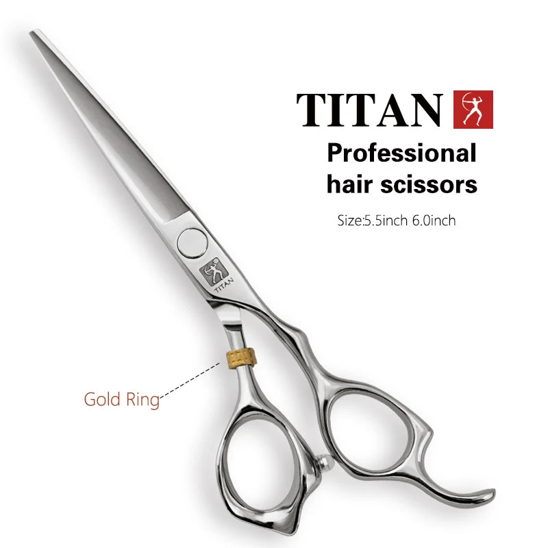 Take your craft to the next level with Titan Professional Barber Tools Hair Scissors—engineered for barbers and stylists who expect precision