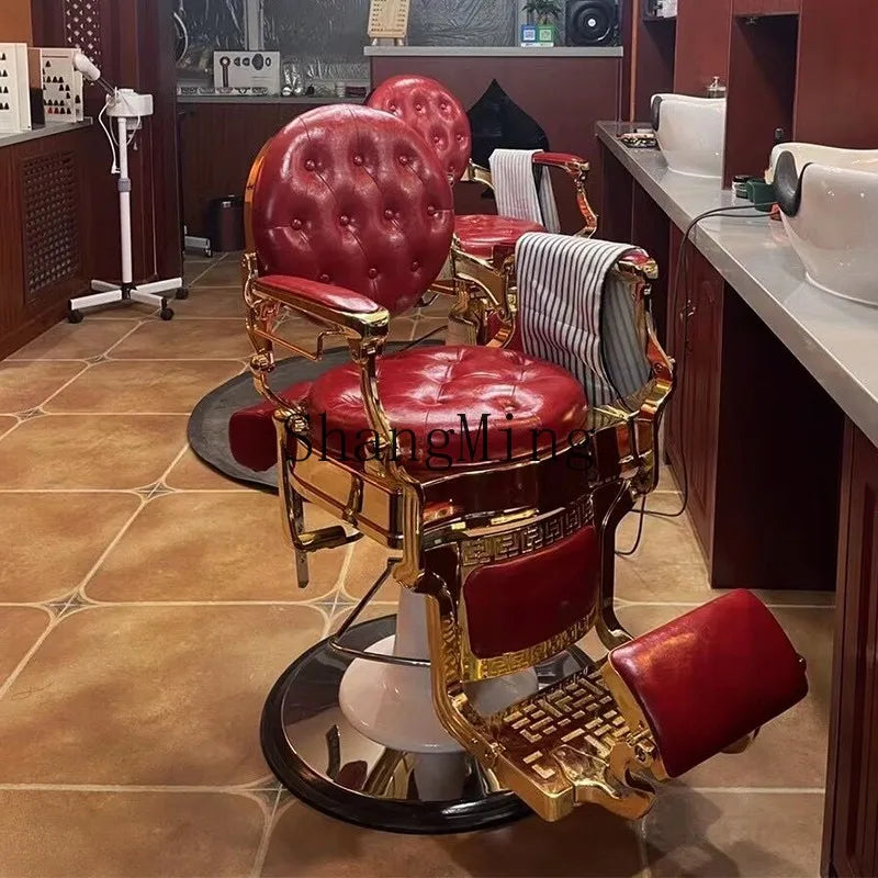  the TF Men’s Retro Oil Head Barber Chair. 
