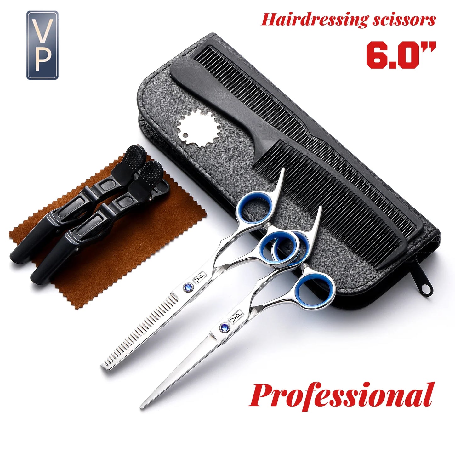 Professional Hair Cutting and Thinning Scissors Set