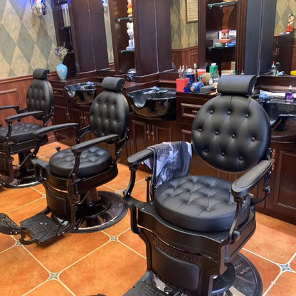  the TF Men’s Retro Oil Head Barber Chair. 