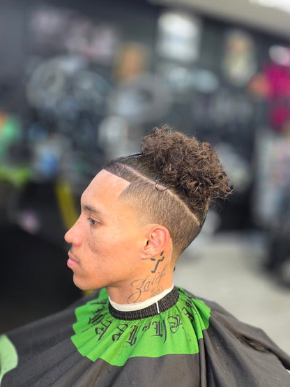 Men's basic Cut. 1 guard or longer on sides